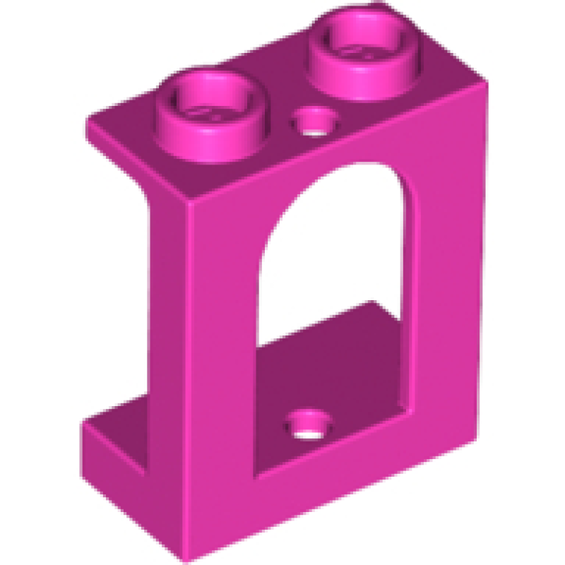 Raam 1x2x2 kasteel Dark Pink